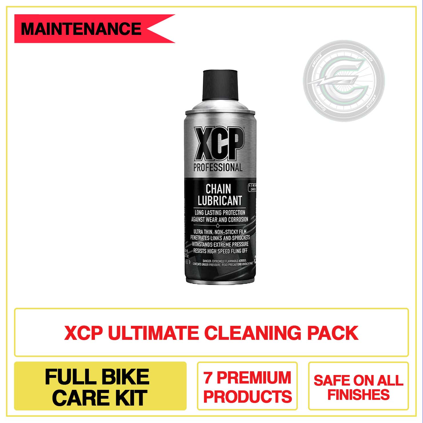 XCP Ultimate Cleaning Pack Full Bike Care Kit 7 Premium Products Safe On All Finishes | eMotoX Sports