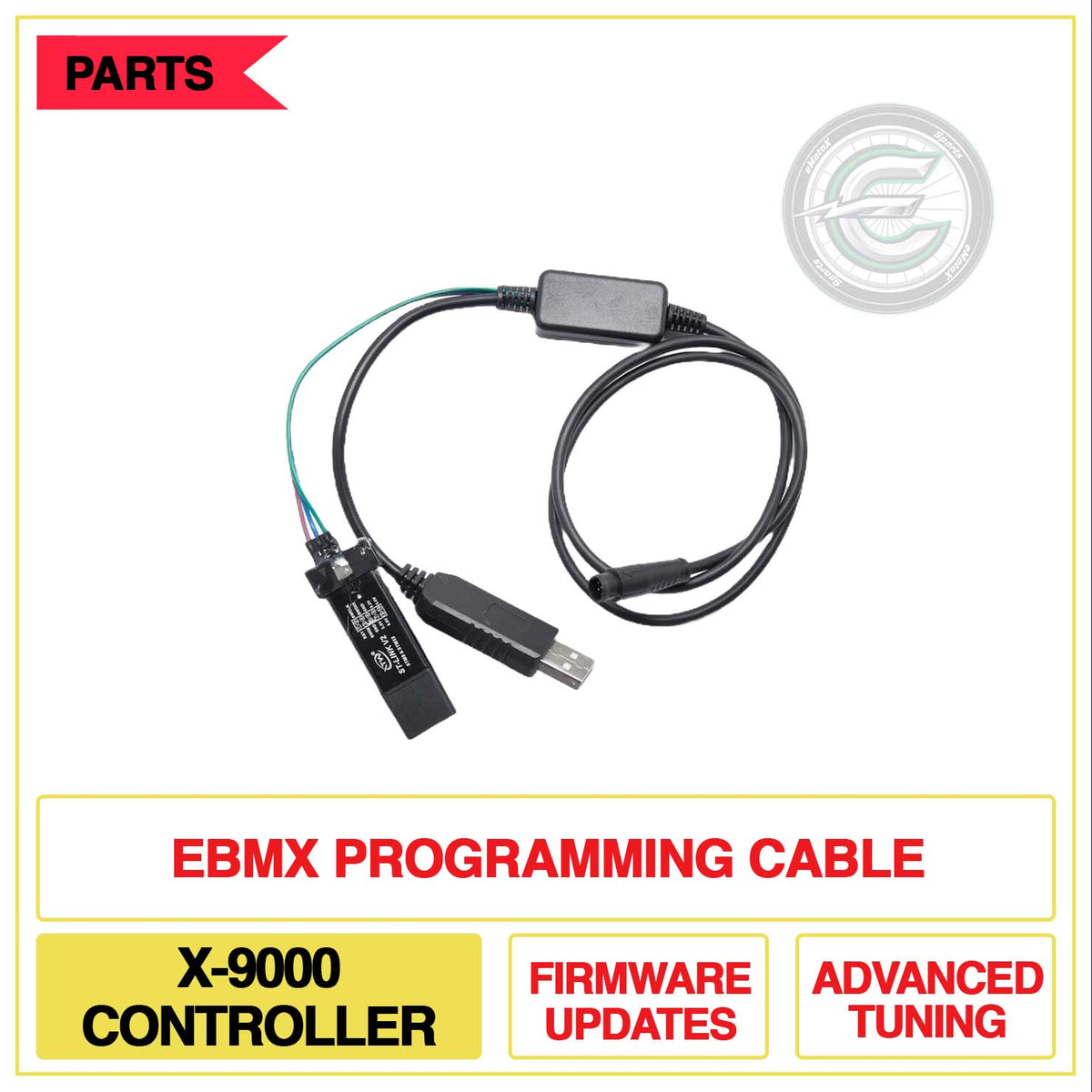 EBMX Programming Cable X-9000 Controller Firmware Updates Advanced Tuning | eMotoX Sports