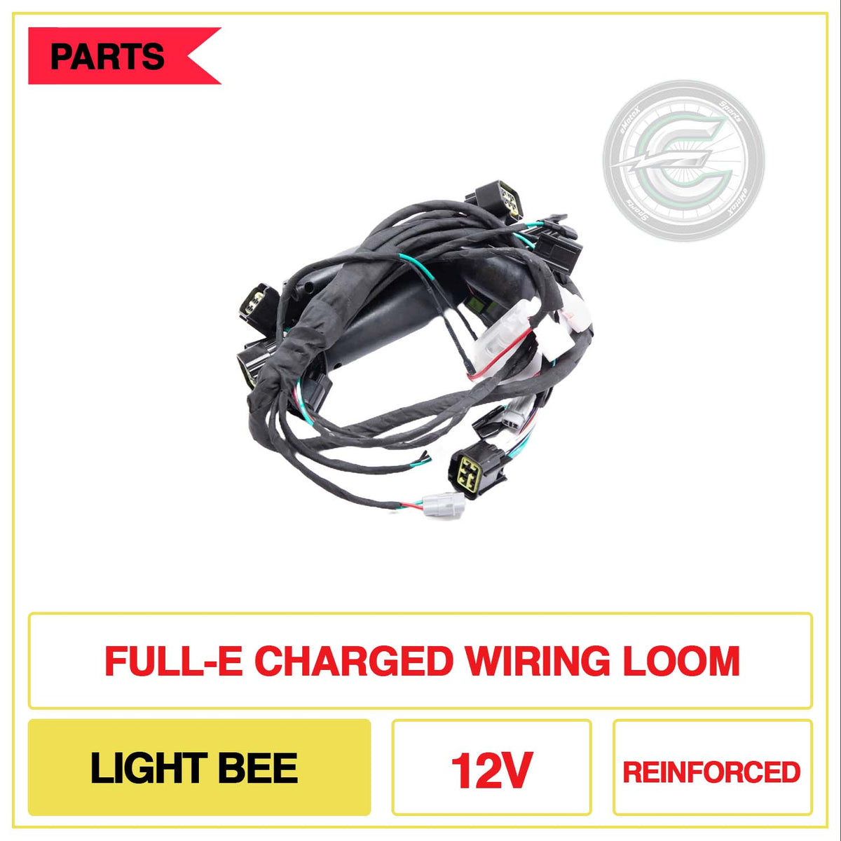 Full-E Charged Wiring Loom Light Bee 12V Reinforced | eMotoX Sports