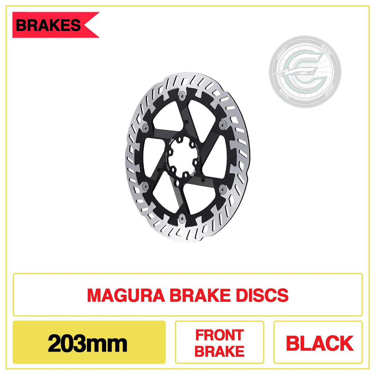 Magura Brake Discs 203mm Front Brake Black | eMotoX Sports