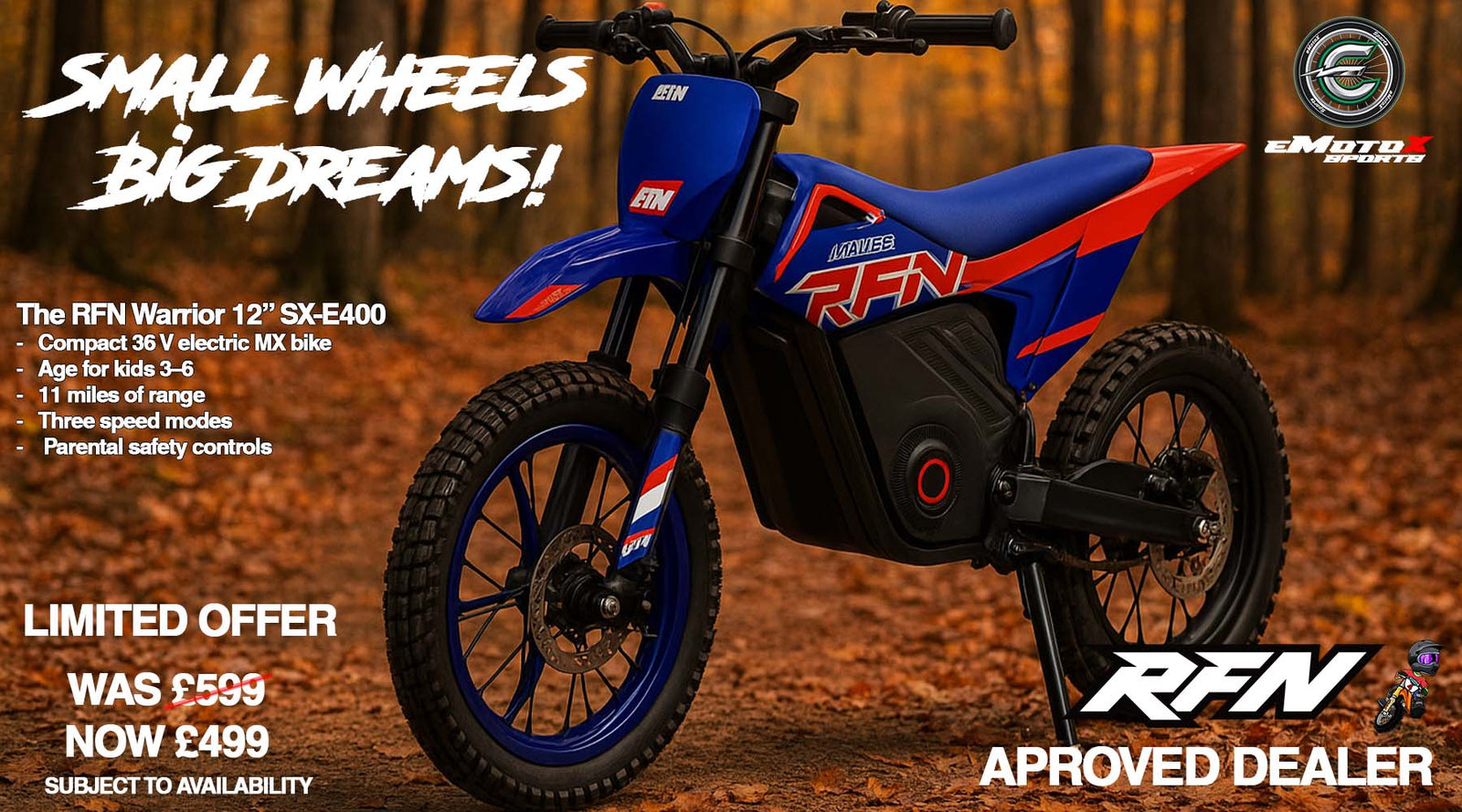 RFN Warrior SX-E400 | eMotoX Sports