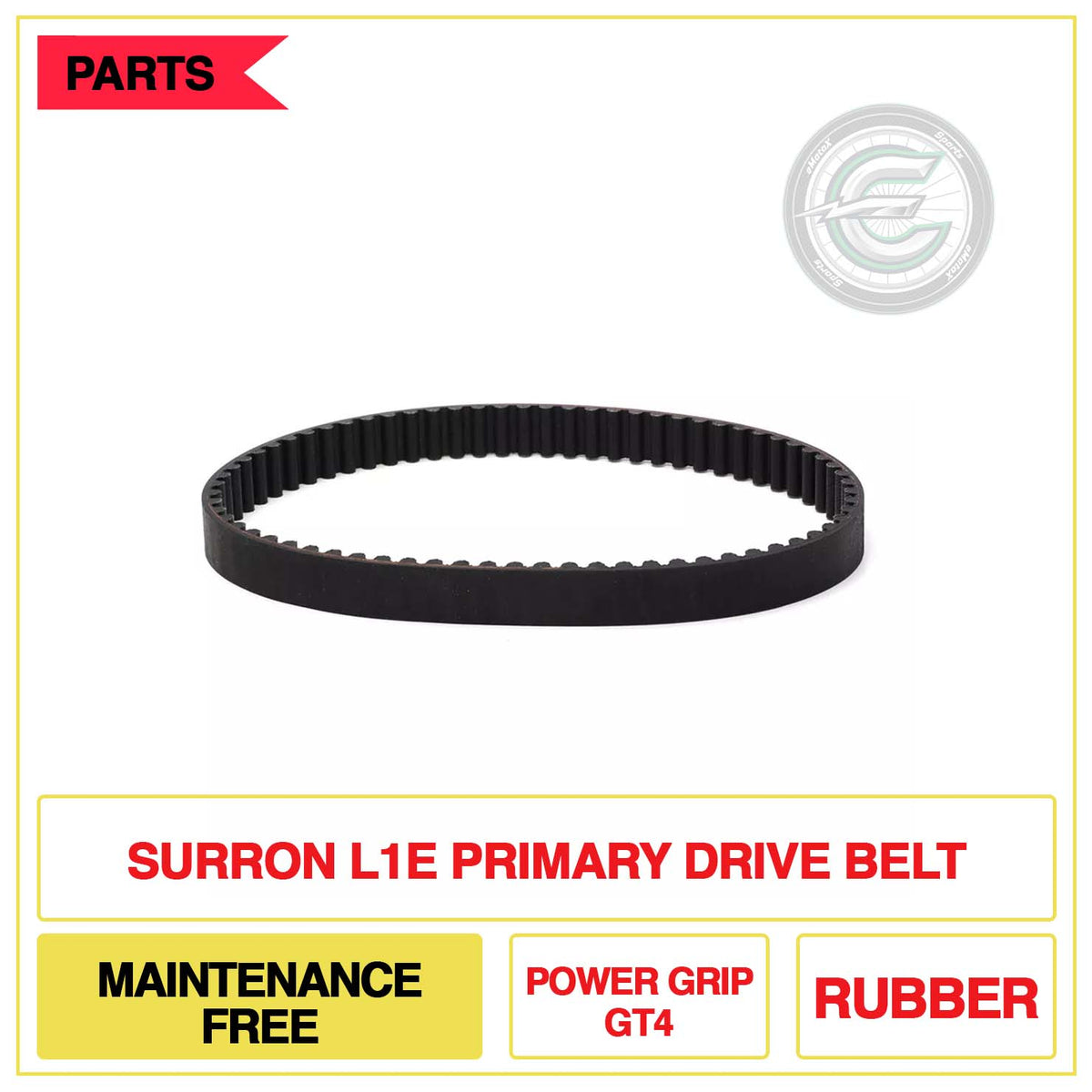 Surron L1E Primary Belt Maintenance Free Power Grip GT4 Rubber | eMotoX Sports