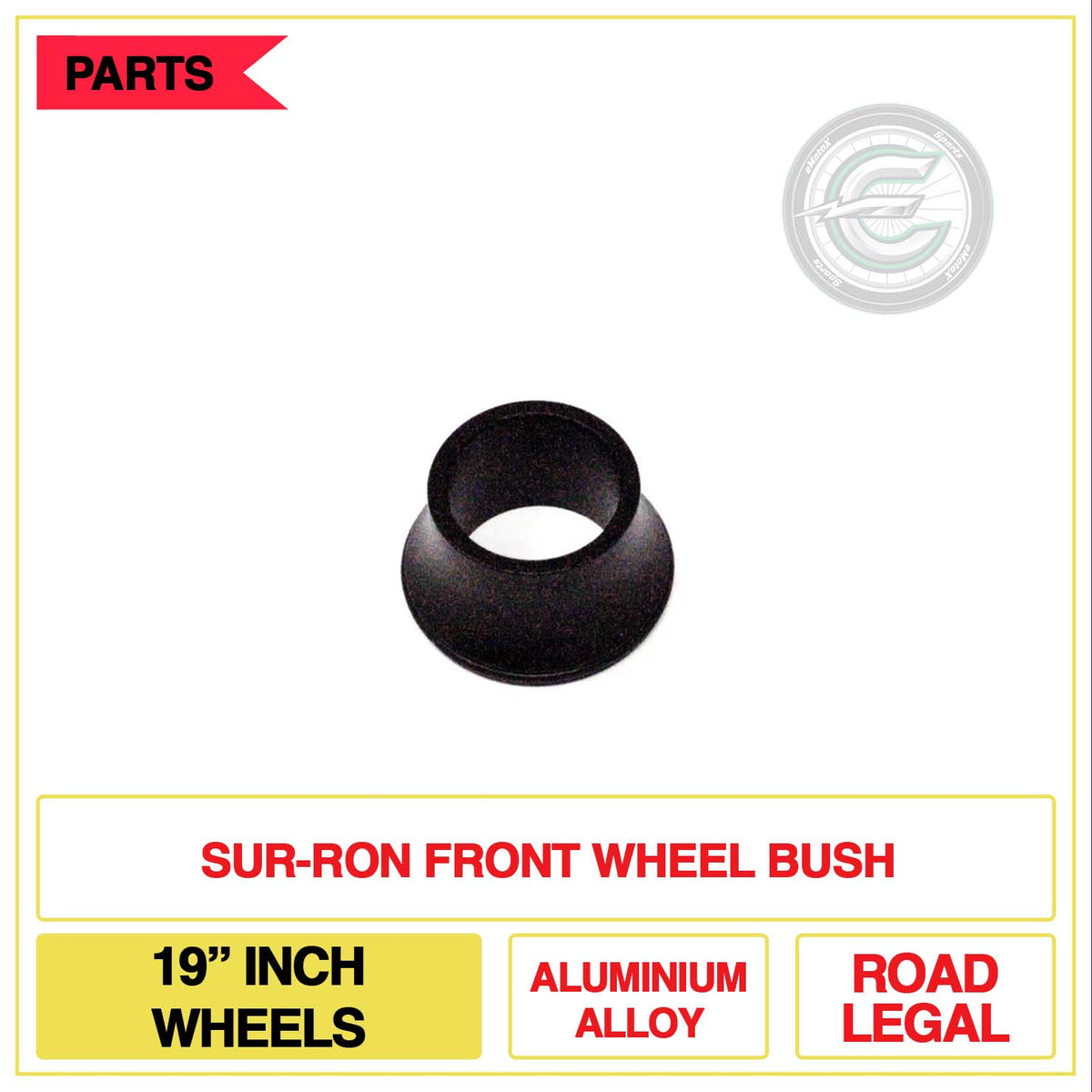 Sur-Ron Front Wheel Bush 19 Inch Wheels Aluminium Alloy Road Legal | eMotoX Sports