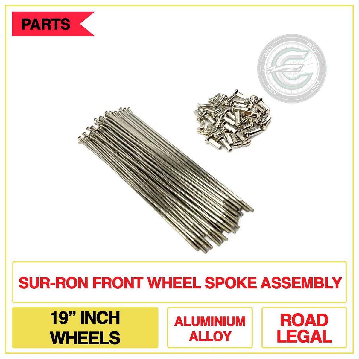 Sur-Ron Front Wheel Spoke Assembly Alloy Road Legal | eMotoX Sports