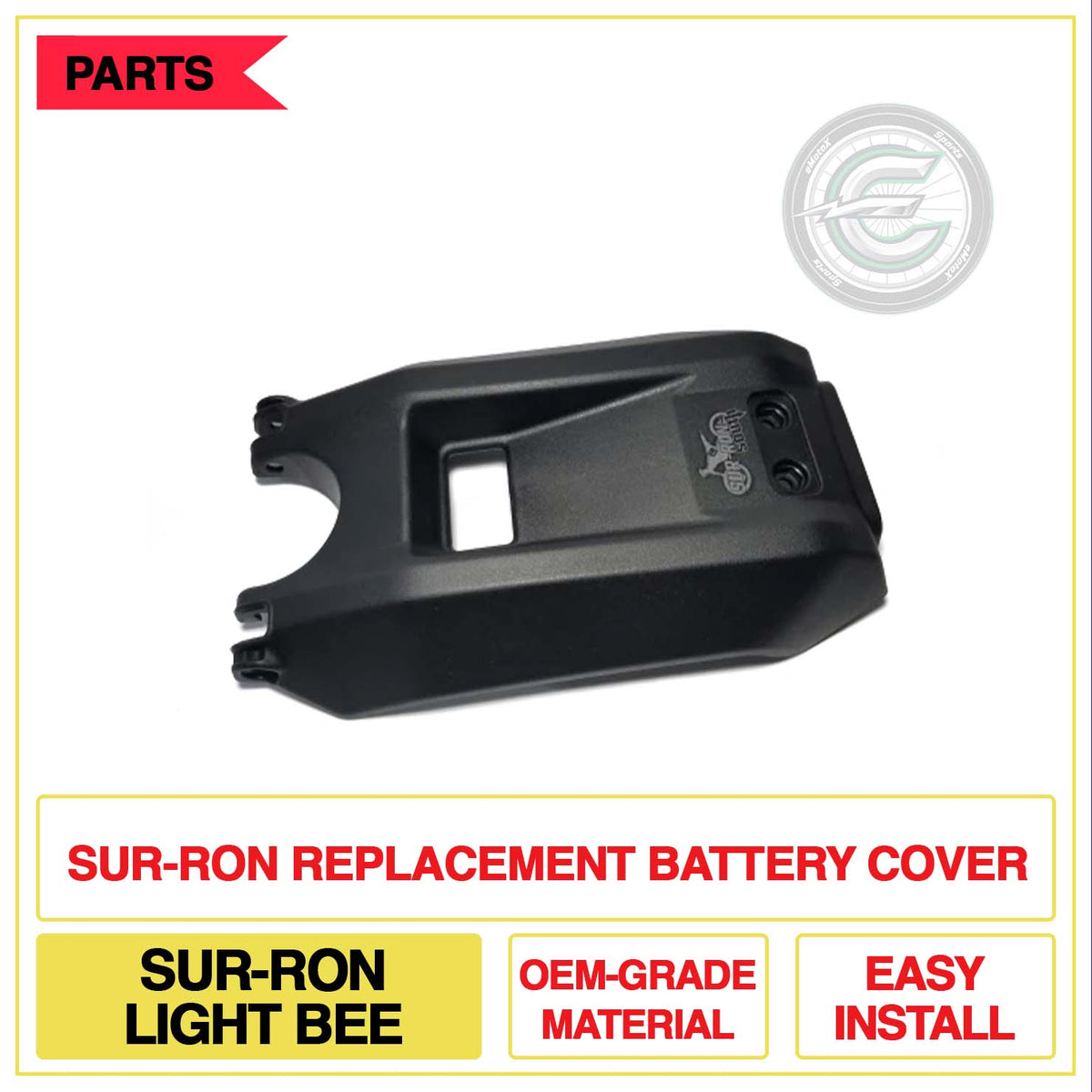 Sur-Ron Replacement Battery Cover Sur-Ron Light Bee OEM-Grade Material Easy Install | eMotoX Sports 