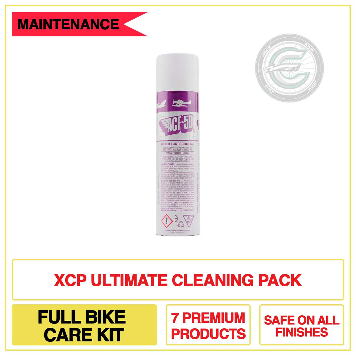 XCP Ultimate Cleaning Pack Full Bike Care Kit 7 Premium Products Safe On All Finishes | eMotoX Sports