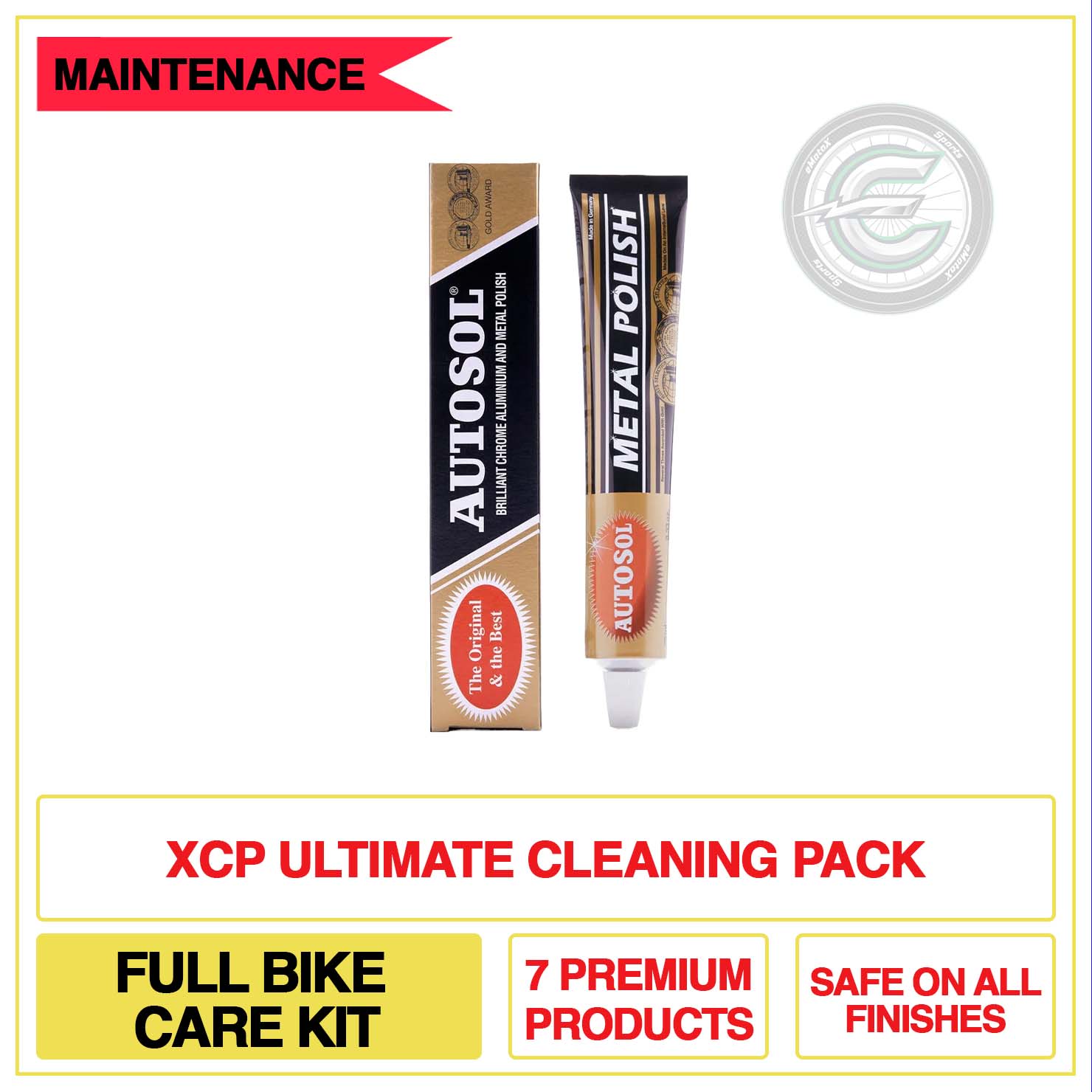 XCP Ultimate Cleaning Pack Full Bike Care Kit 7 Premium Products Safe On All Finishes | eMotoX Sports