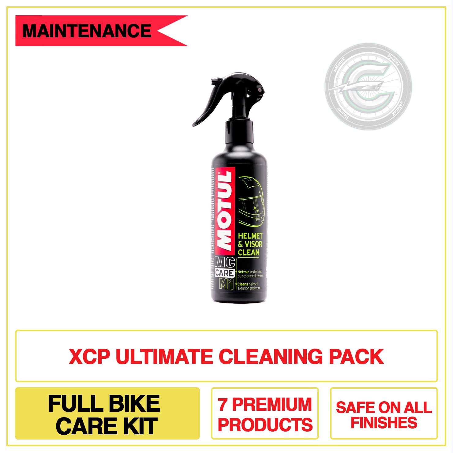 XCP Ultimate Cleaning Pack Full Bike Care Kit 7 Premium Products Safe On All Finishes | eMotoX Sports