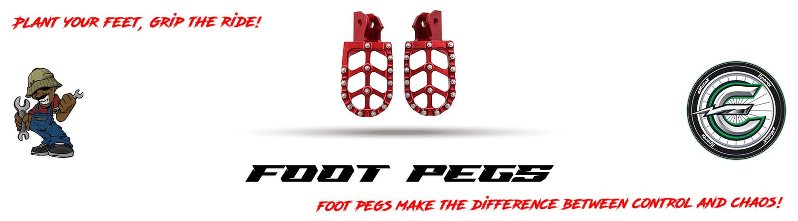 Motorcross Foot Pegs | eMotoX Sports