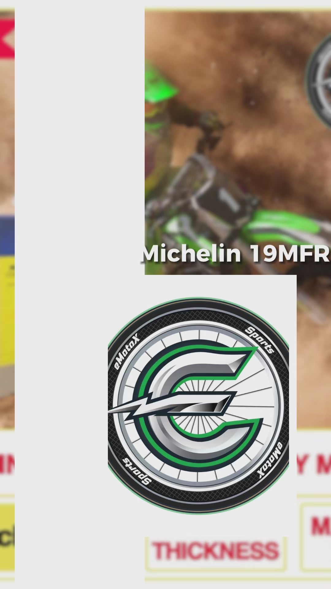 Michelin Medium Heavy Duty MX Tube 19 Inch 2.5mm Thickness Material Butyl Video | eMotoX Sports