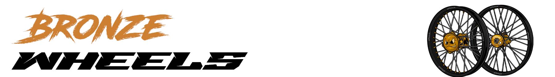 Bronze wheel service banner for bicycle, e-bike, and e-moto wheel inspection, truing, and hub checks - eMotoX Sports