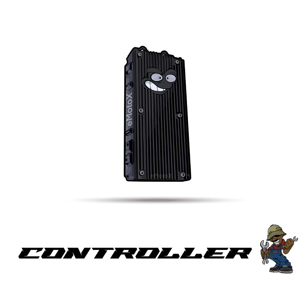 Electric bike motor controller for e-bikes and electric dirt bikes, performance control unit from eMotoX Sports