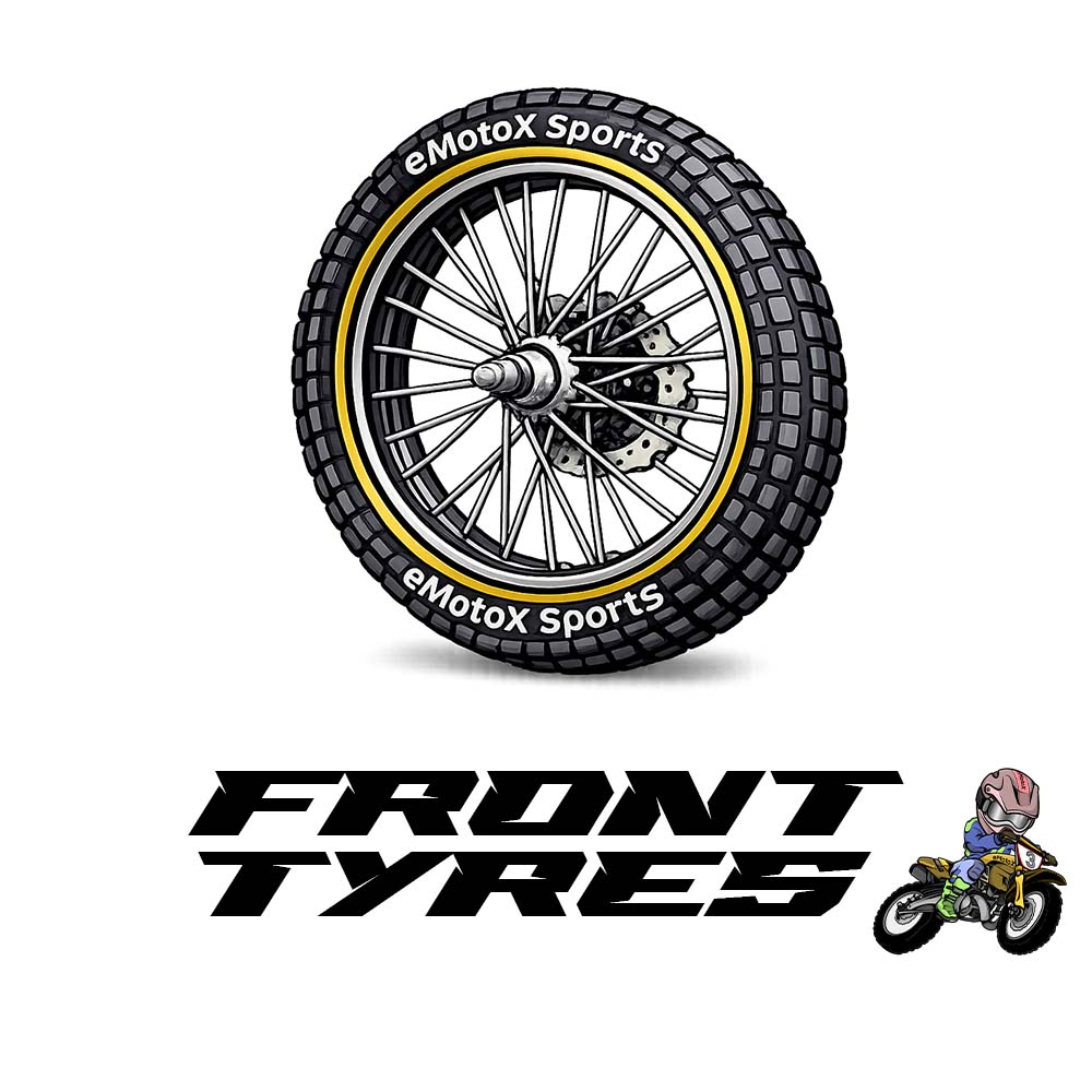Front electric motocross tyre for EMX bikes – high performance off-road tyre