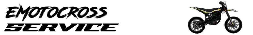 eMotocross service banner featuring an electric motocross bike, representing professional eMotoX Sports maintenance and performance servicing. | eMotoX Sports