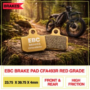 Sintered brake pads Sur-Ron EBC CFA493HH high performance braking