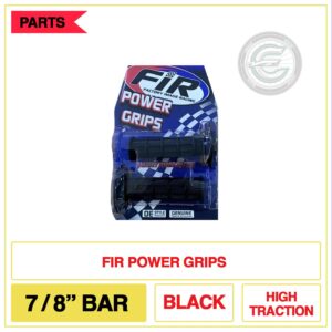 Fir Black Handlebar Twist Grips 7/8" Bars