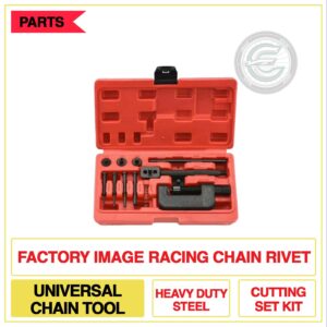 Factory Image Racing Chain Rivet / Cutting Set Kit – Includes Chain Press