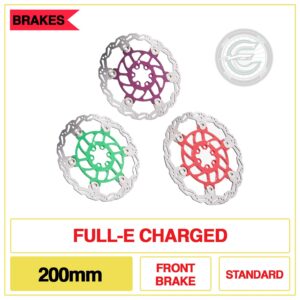 Full-E Charged Front Brake Disc 200mm – Precision Braking for Ultimate Control!