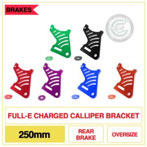 Full-E Charged Rear Brake Caliper Bracket for 250mm Oversize Brake Disc