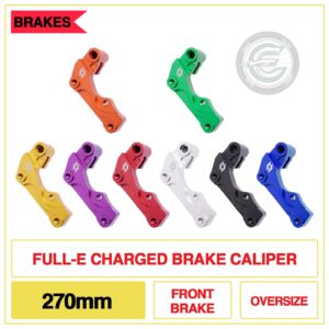 Full-E Charged Front Brake Caliper Bracket For Ultra Bee 270mm Oversize Brake Disc