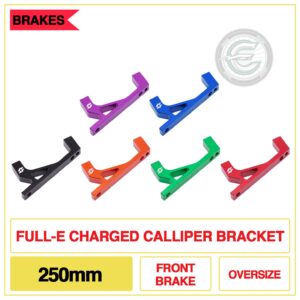 Full-E Charged Front Brake Calliper Bracket for KKE / Fastace 250mm Oversize Brake Disc