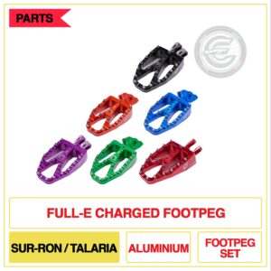 Full-E Charged Footpeg Set for Light Bee / Talaria