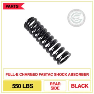 Full-E Charged Rear Fastace Shock Absorber Spring (550LBS) – Ultimate Performance & Comfort