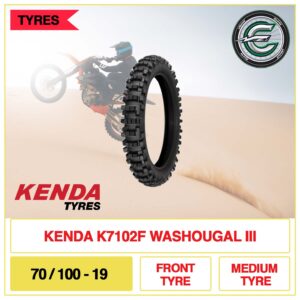 Kenda 70/100-19 42M NHS K7102F Washougal III Front Tyre