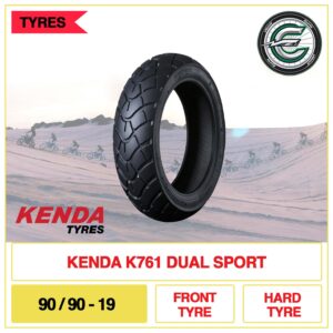 Kenda 90/90-19 52P K761 Dual Sport Front Tyre