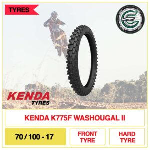 Kenda 70/100-17 40M K775F Washougal Front Tyre - The Confidence And Control You Need To Push Your Limits