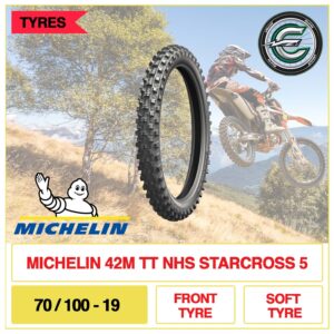 Michelin 70/100-19 42M TT NHS Starcross 5 Soft Front Tyre