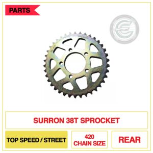 Surron Rear Sprocket 420 - 38T  - Maximise Speed & Efficiency
