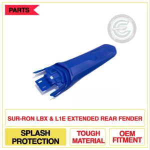 Urban Pro - Surron LBX And L1E Extended Rear Fender - Blue