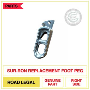 Surron OEM Right Replacement Foot Peg - Road-Legal