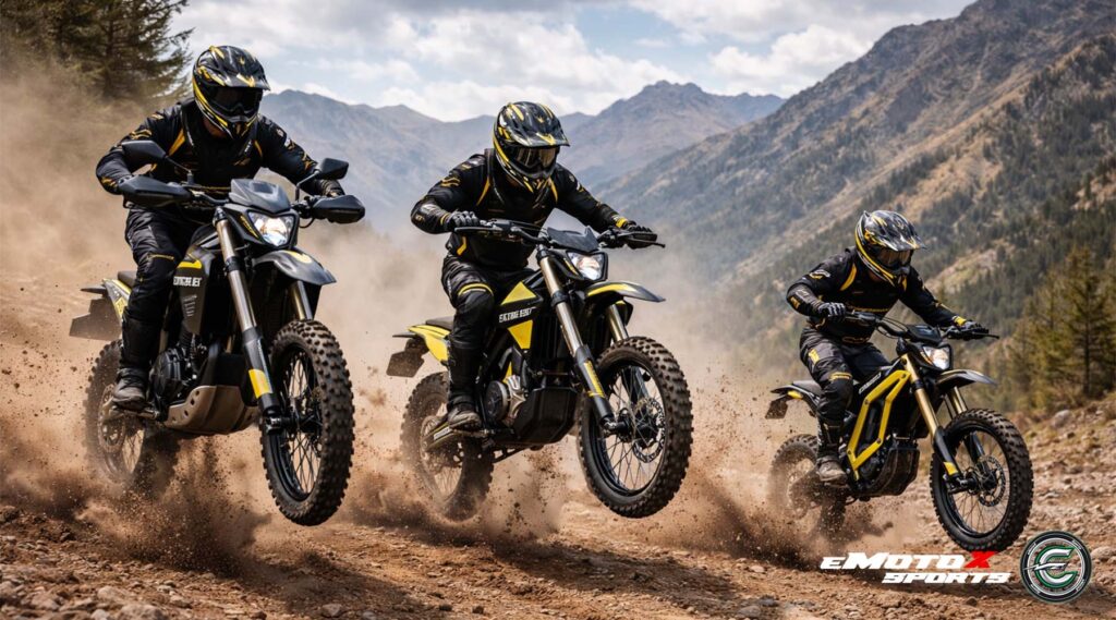 Sur-Ron electric bike banner featuring Sur-Ron Light Bee, Ultra Bee and Storm Bee – electric motocross bike for sale UK