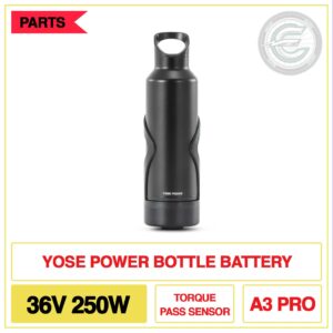 Yose Power Bottle Battery Samsung 36V 250W Cell and Integrated Torque PAS Sensor Model A3 Pro