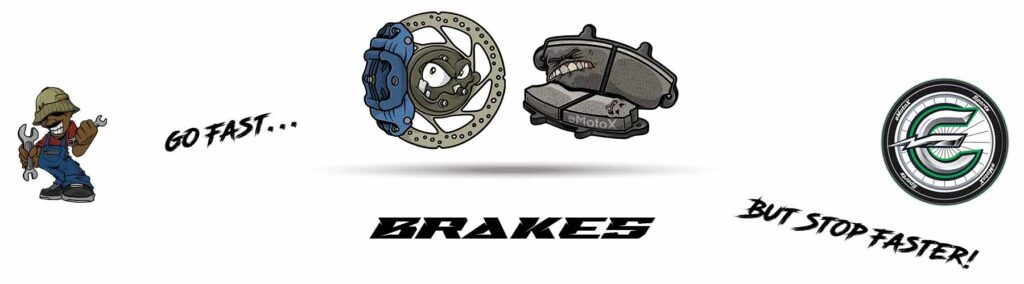 Motocross brake discs and brake pads for dirt bikes high performance braking