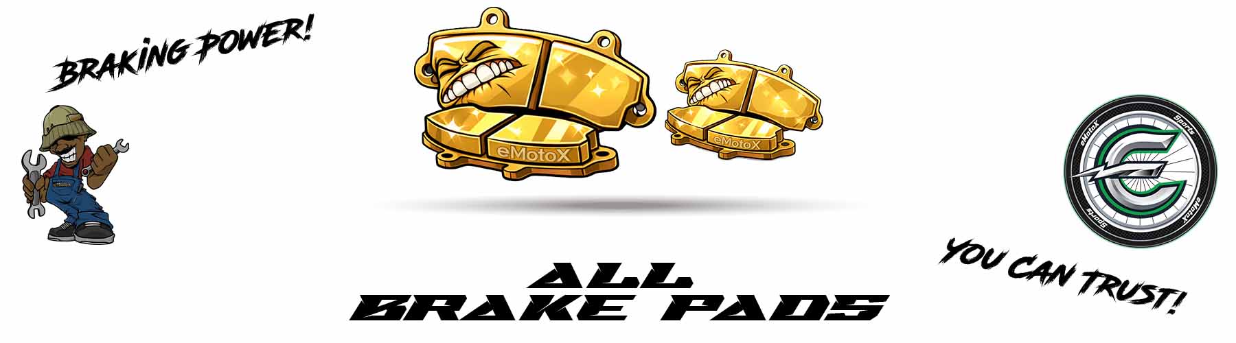 Electric motocross all brake pads MX electric motocross brake pads electric dirt bike brake pad replacement high performance EBC brake pads