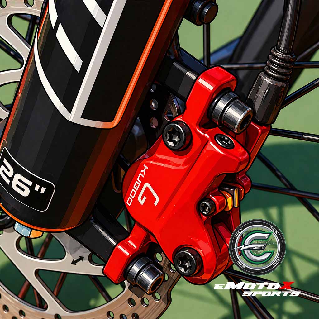 electric bike disc brake caliper and rotor – eBike brake service, caliper adjustment, pad inspection and repair UK
