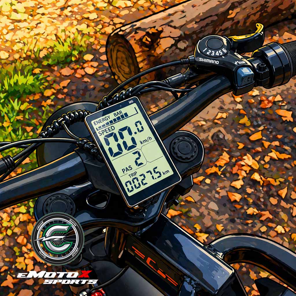 electric bike handlebars with display and controls – eBike cockpit service, control adjustment and wiring inspection UK