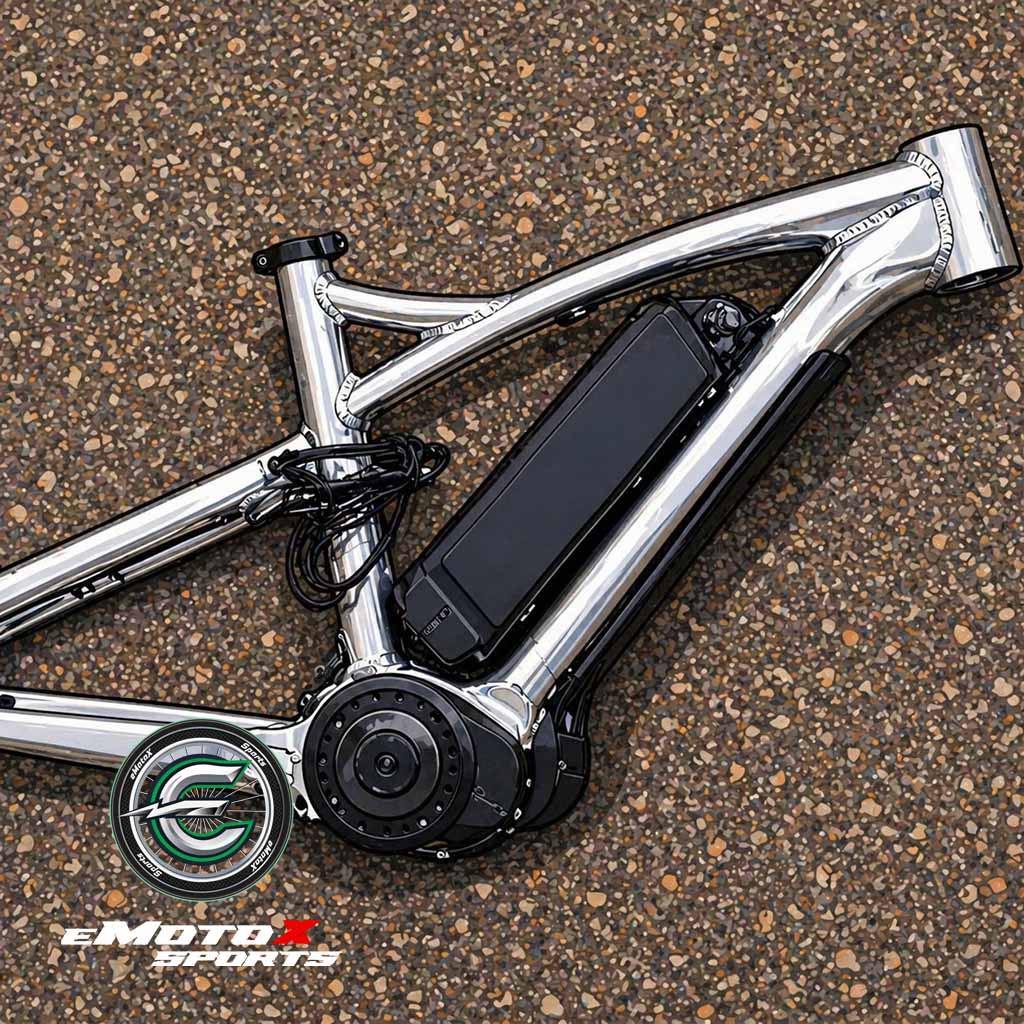 electric bike frame with motor and battery – eBike service structure inspection, frame alignment check and electric bike repair UK