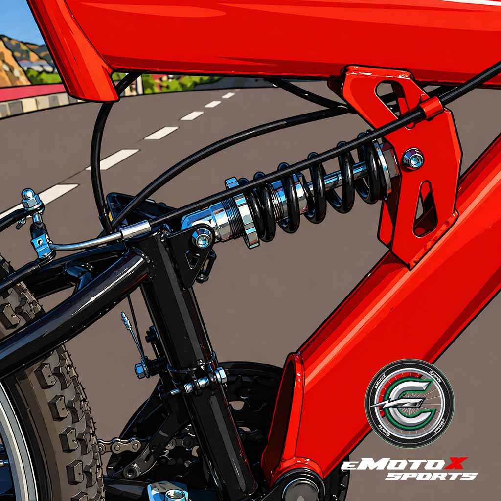 electric bike rear suspension shock and linkage – eBike suspension service, shock inspection, pivot bearings and setup UK