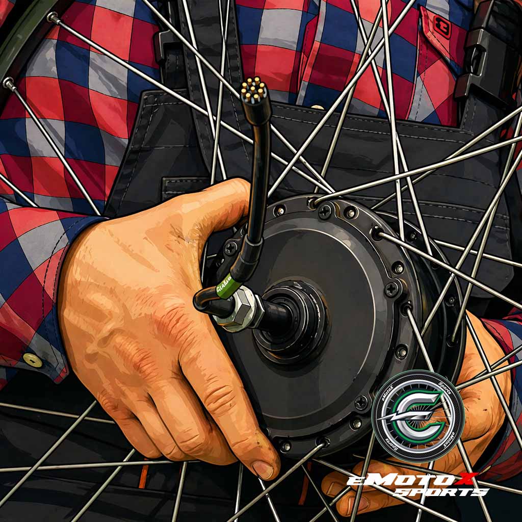 electric bike wheel hub and spokes repair – eBike wheel truing, hub bearing inspection and tyre service UK