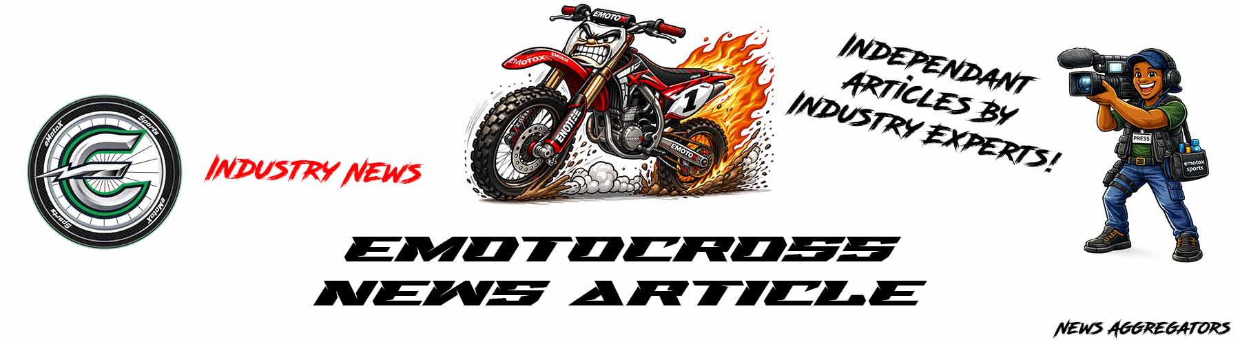 eMotocross news article header featuring electric motocross bike, electric dirt bike news, updates and industry insights