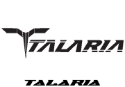 Stylised logo featuring the word Talaria